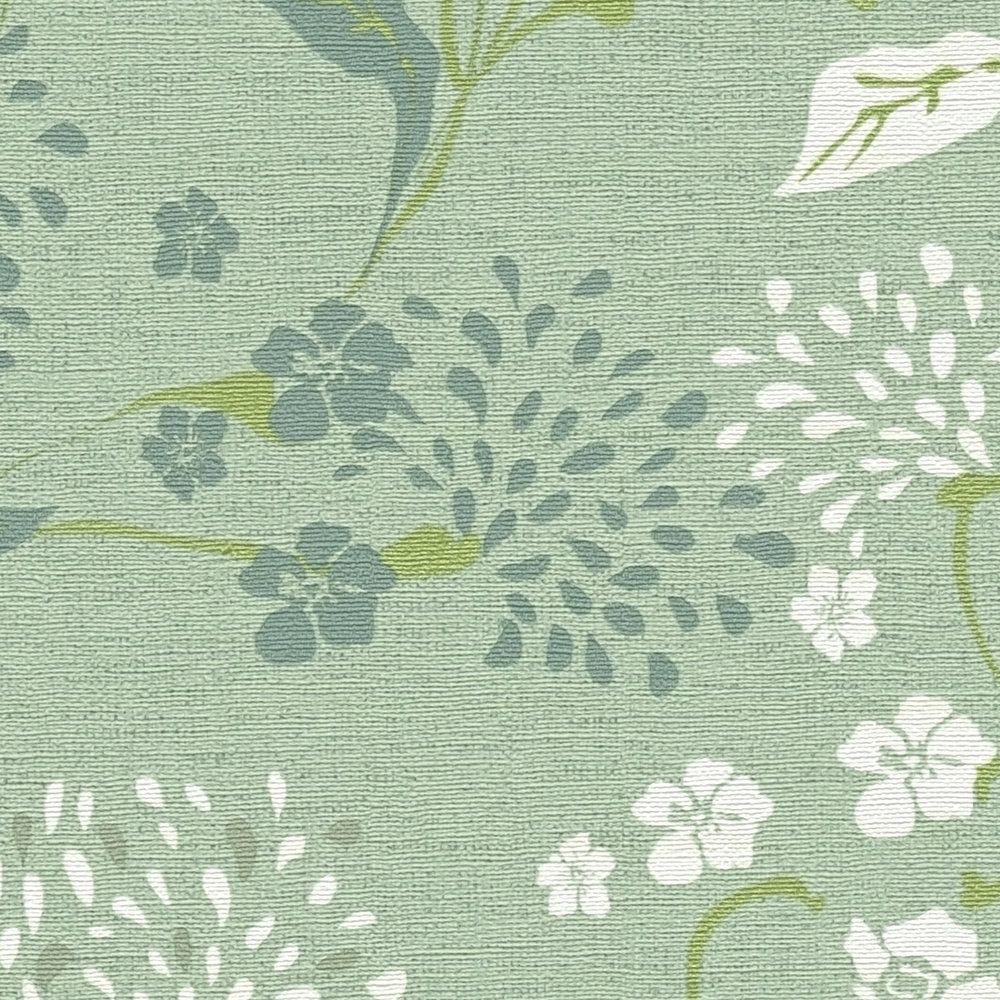 Bloom Wallpaper - House of Turnowsky - Green/White