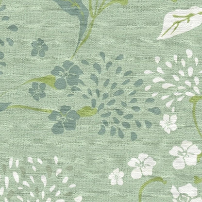 Bloom Wallpaper - House of Turnowsky - Green/White