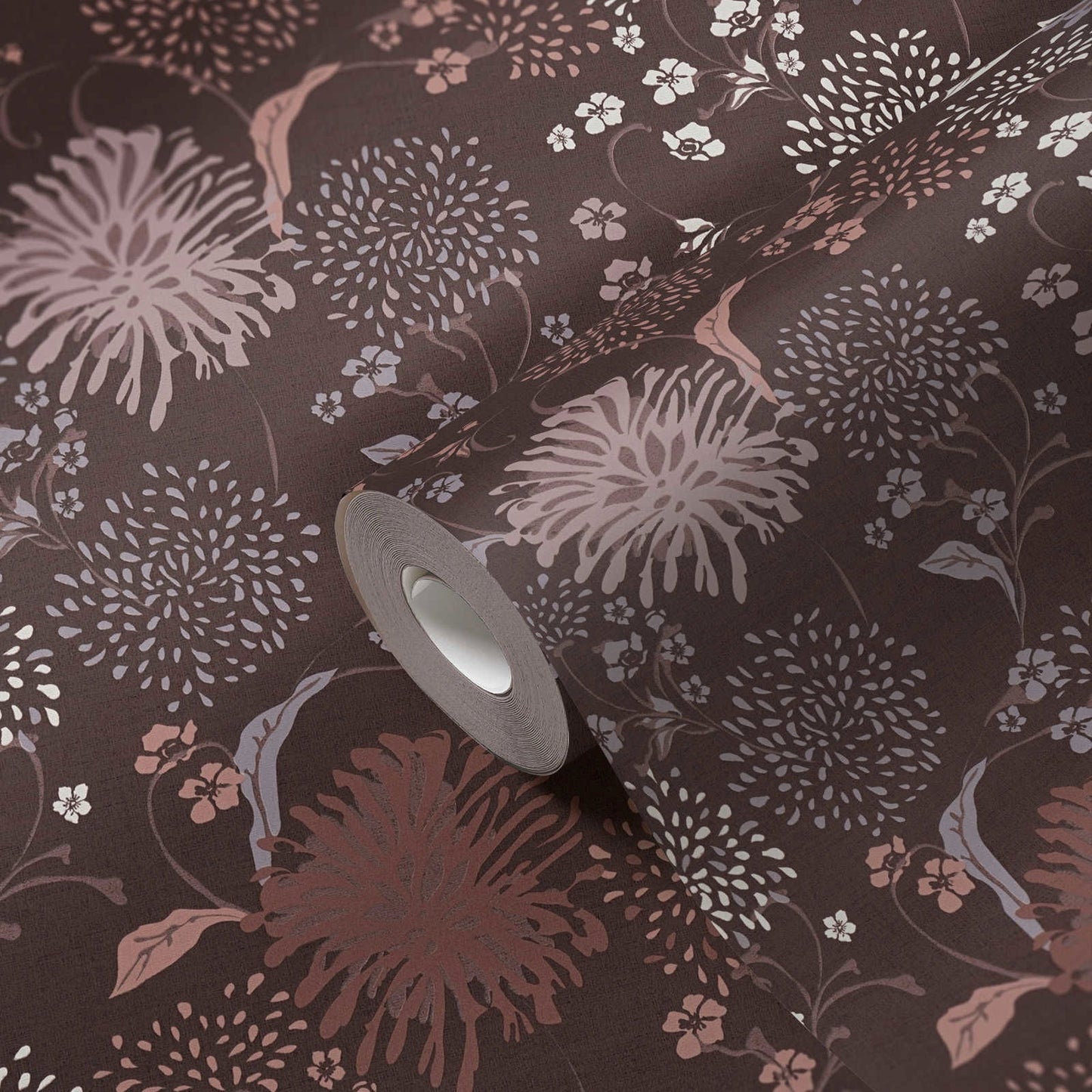 Bloom Wallpaper - House of Turnowsky - Brown/Pink