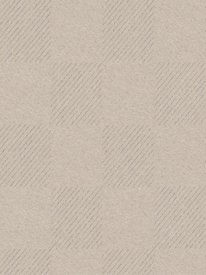 Metropolitan Grid - Abstract Vinyl Wallpaper - Taupe