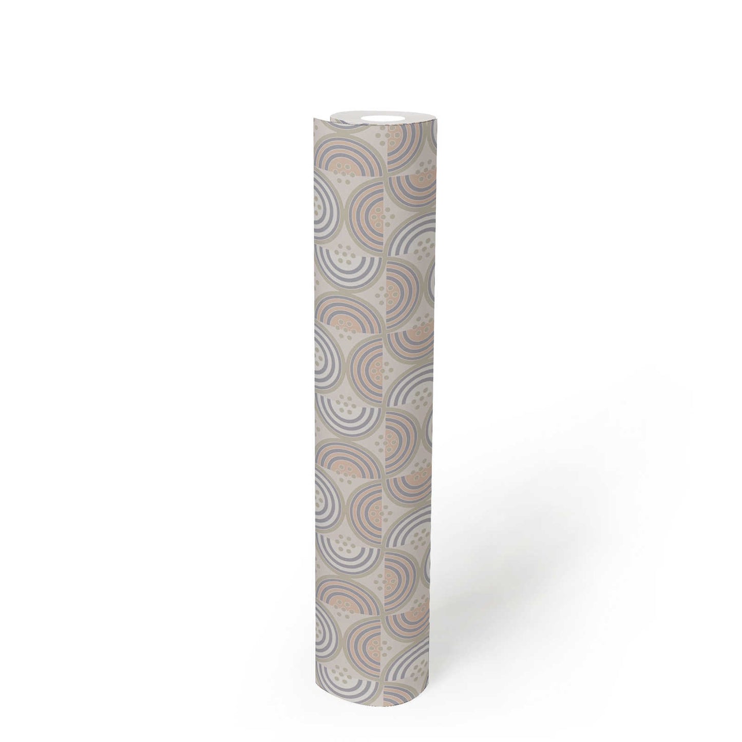 Baroque Pattern II Wallpaper - Light Grey