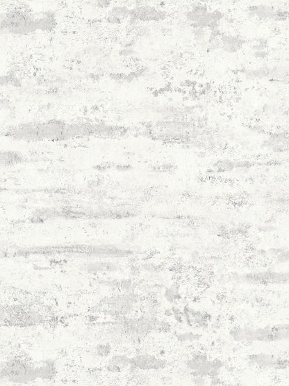 Tibo Grunge, rustic plaster look Wallpaper - White/Grey