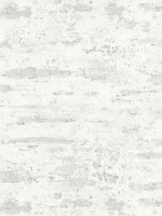 Tibo Grunge, rustic plaster look Wallpaper - White/Grey