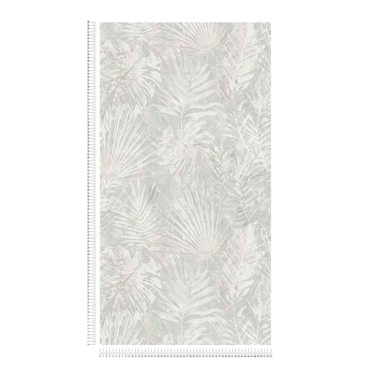 Forest Frame - Leaves Wallpaper - Slate Grey