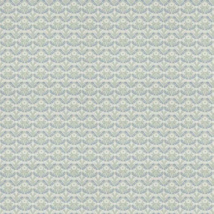 Bellflowers Wallpaper - Morris - Grey/Fennel