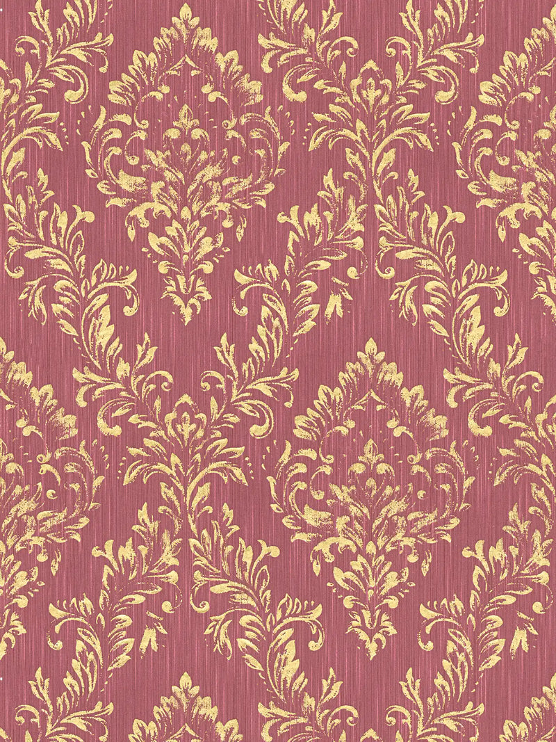 Sample - Architects Paper - Metallic Silk - Red/Gold