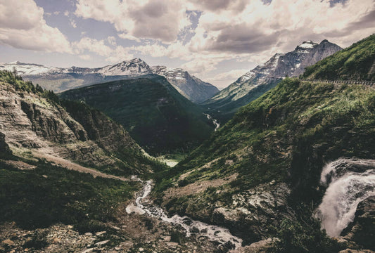Long Valley Mural Custom Sized Wallpaper Mural (per m2)
