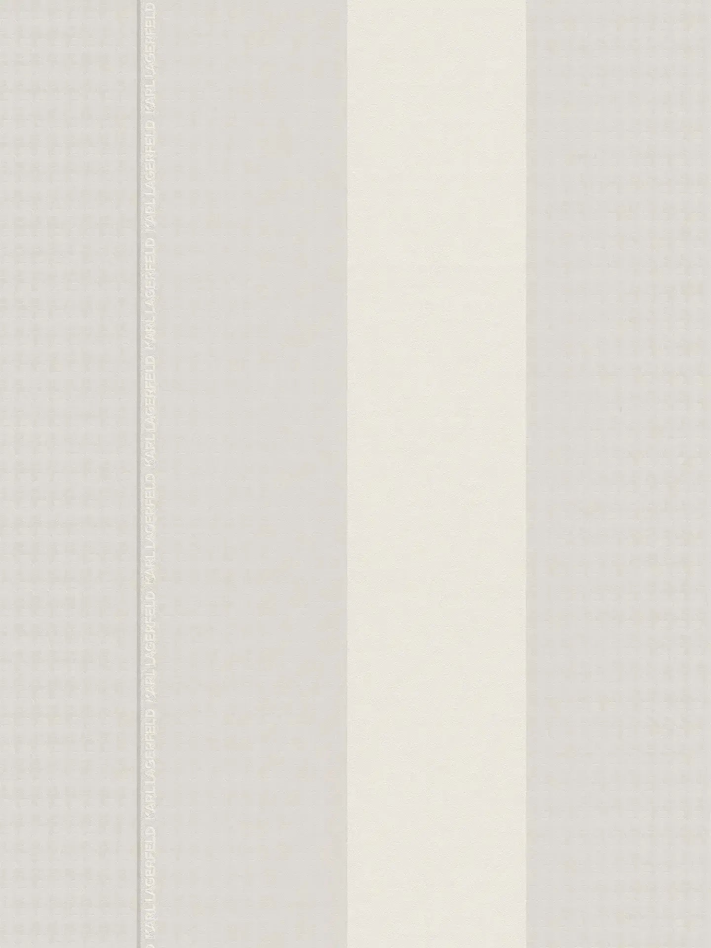Rock Chic Stripes Heavy Weight - Designer Wallpaper - Light Grey