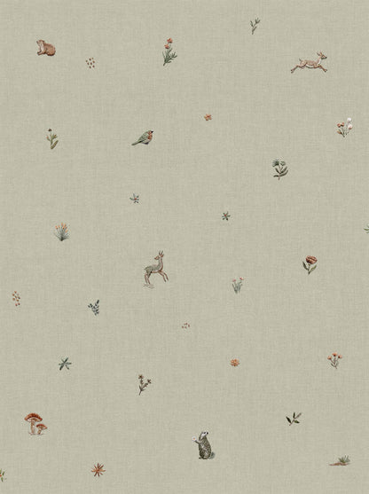 Bambi Wallpaper - Mint