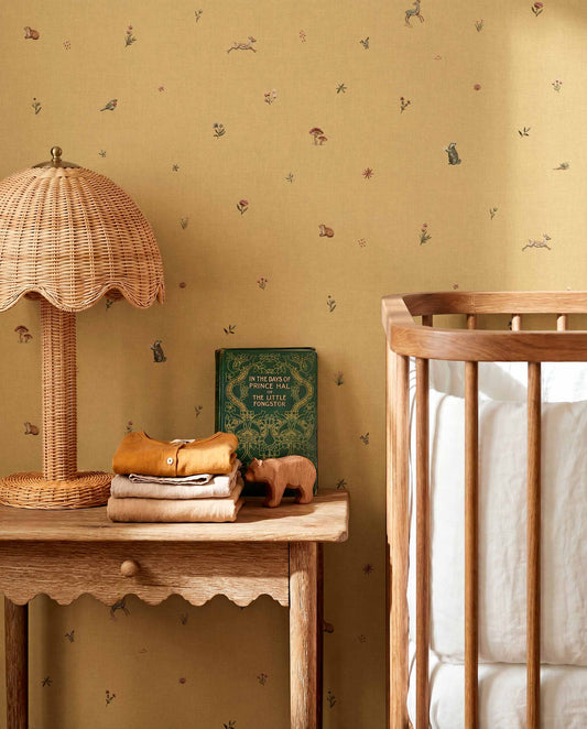 Bambi Wallpaper - Mustard