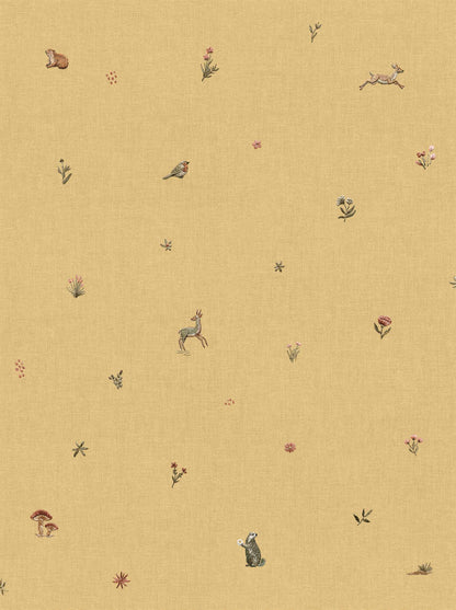 Bambi Wallpaper - Mustard