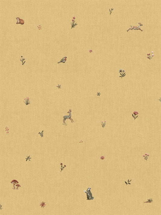Bambi Wallpaper - Mustard