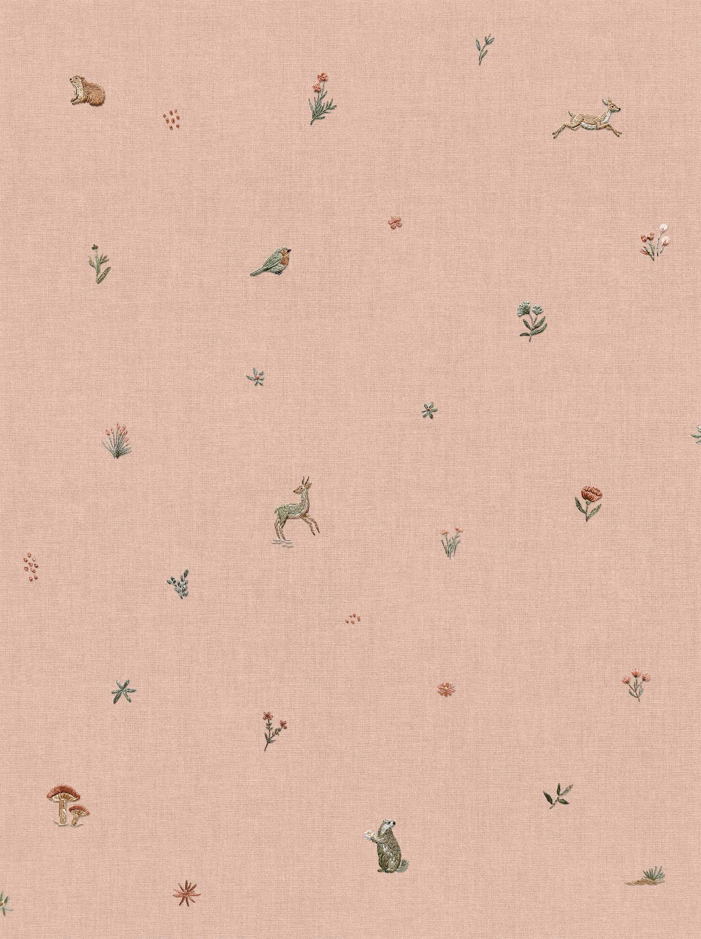 Bambi Wallpaper - Peach