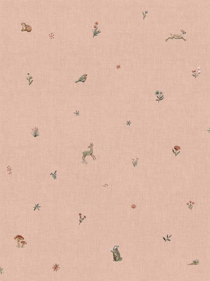 Bambi Wallpaper - Peach