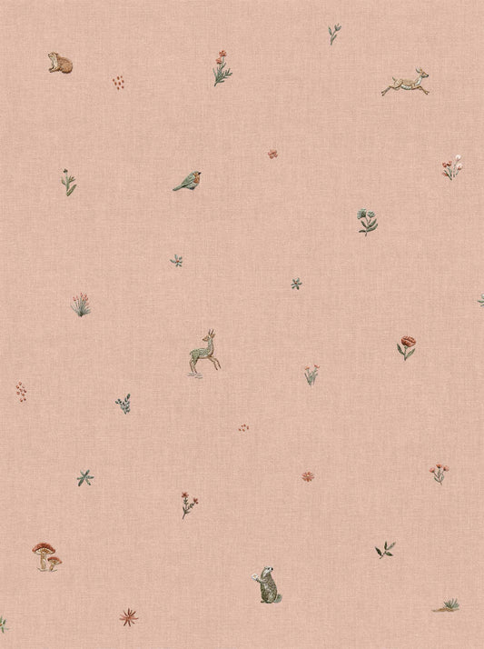 Bambi Wallpaper - Peach
