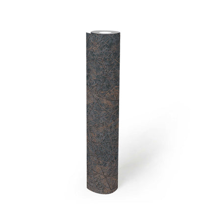 Linear Web - Geometric Wallpaper - Charcoal