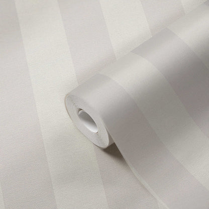 Bold Bands - Stripe Wallpaper - Ash