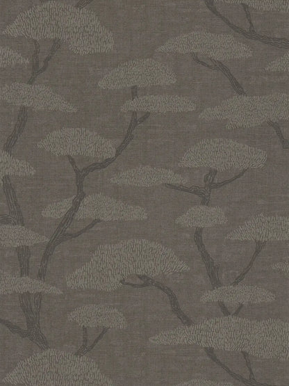 Nara Tree Wallpaper - Charcoal - Discontinuing