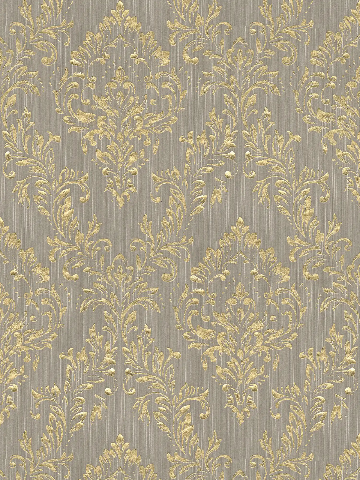 Sample - Architects Paper - Metallic Silk - Brown/Gold