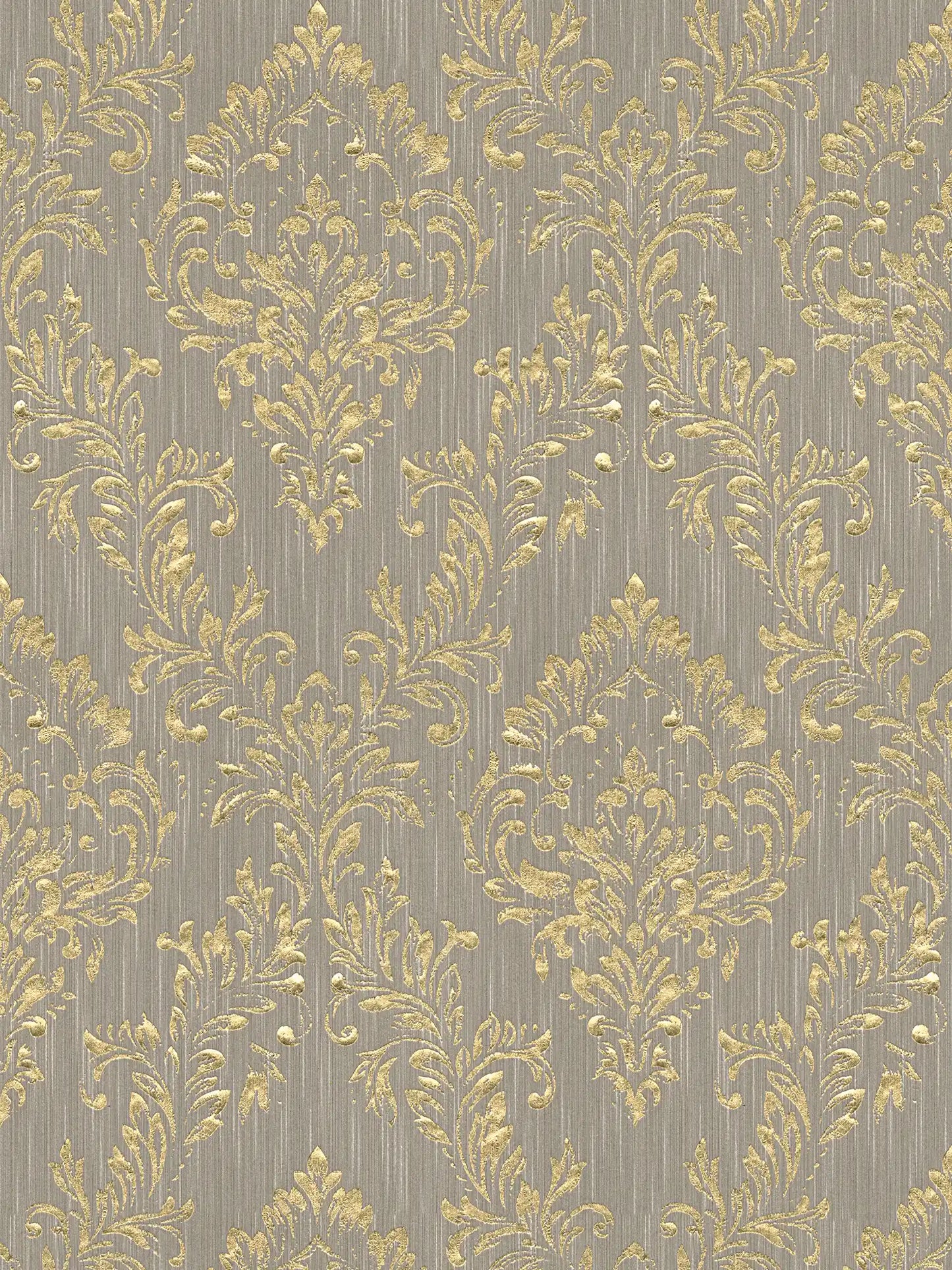 Sample - Architects Paper - Metallic Silk - Brown/Gold