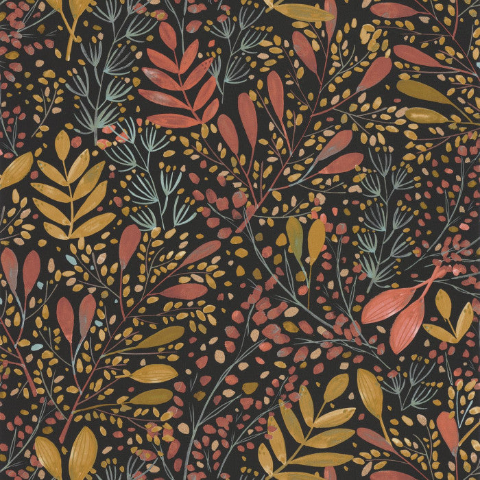 Sample - Joy Wallpaper - 4 Colours Ochre
