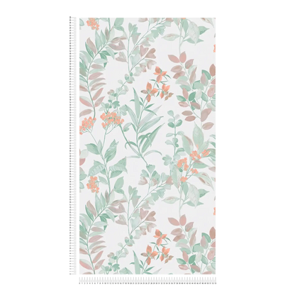 Meadow Whisper - Architects Wallpaper - White Multi