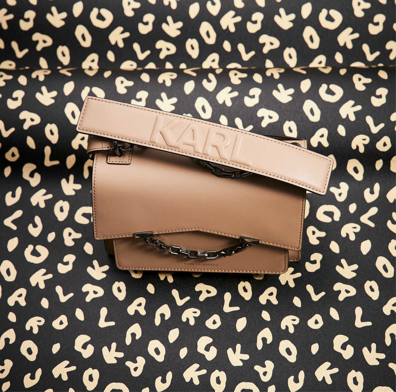 Leopard - Karl Lagerfeld Wallpaper - Black