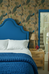 Cassia - Exotic Peacock Wallpaper - Taupe