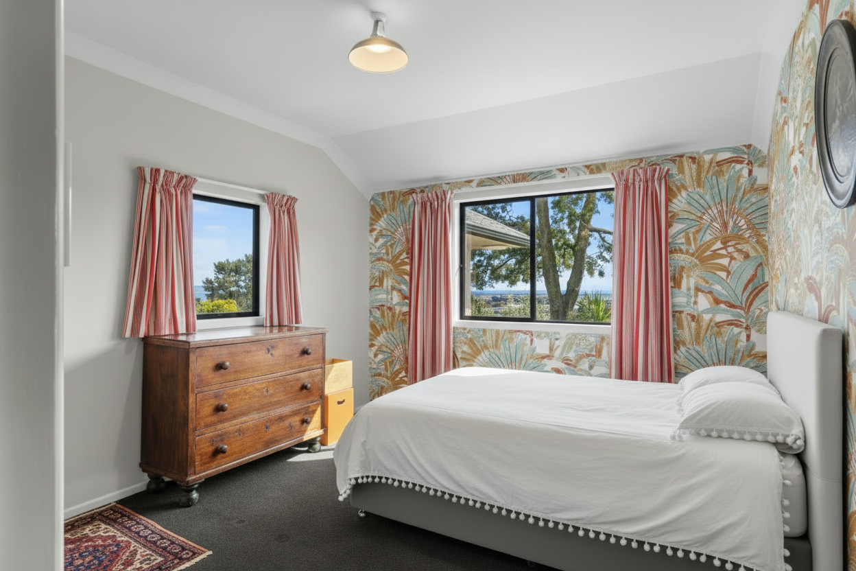 Bedroom with smaller window