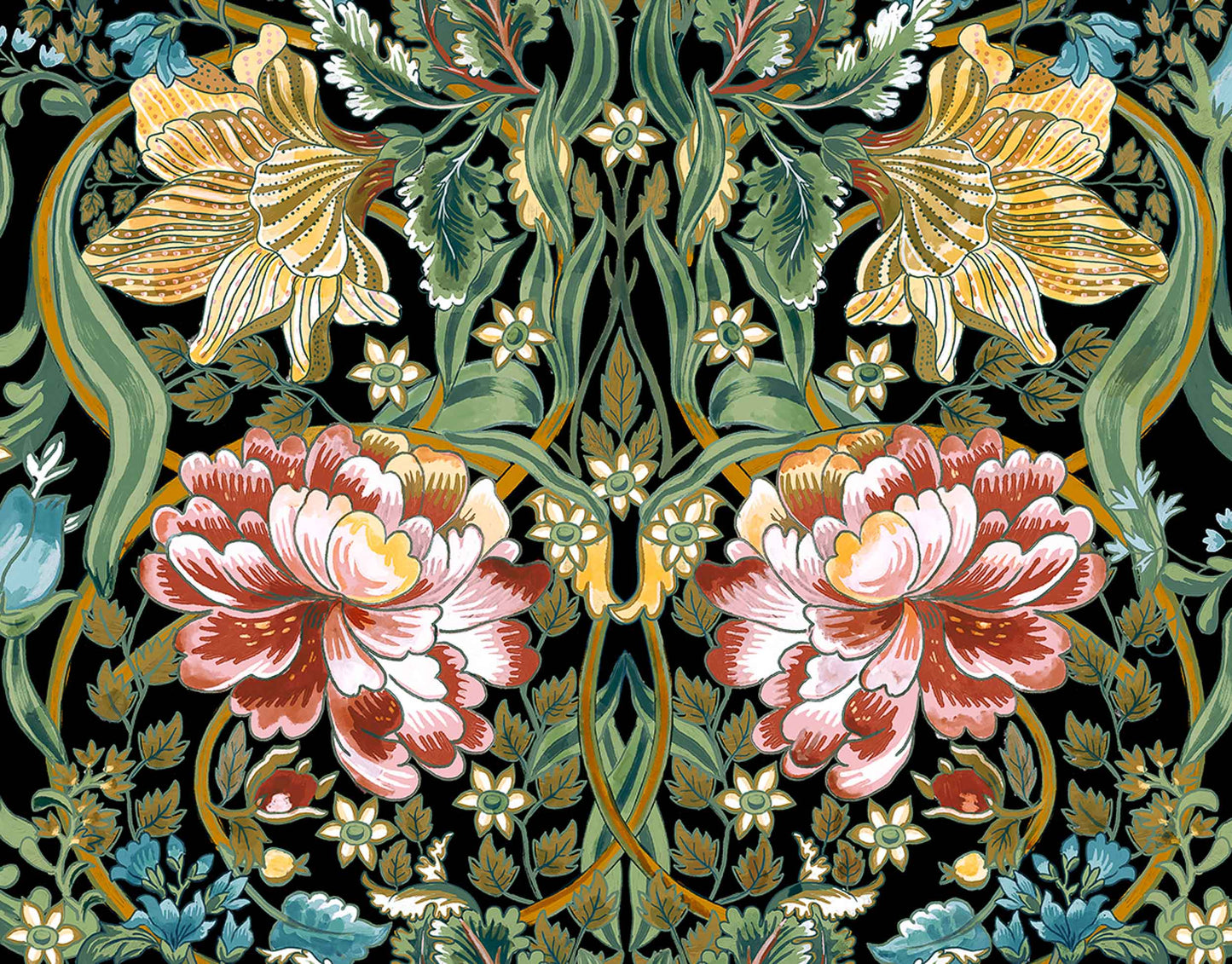 Belle-Epoque Wallpaper - Black