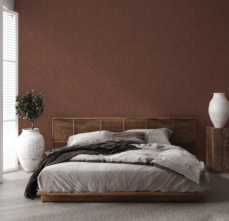 Marrakesh Hall Wallpaper  - Burnt Red