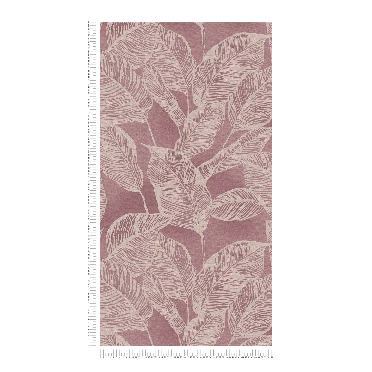 Banana Grove - Leaf Wallpaper - Pink
