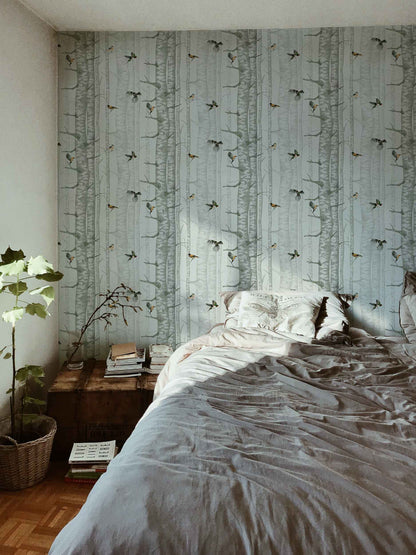 Birch Trees Wallpaper – Silvester