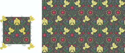 Pohutukawa Sky Wallpaper - Black