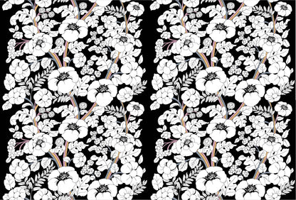 Black Rainbow Custom Sized Wallpaper Mural (per m2)