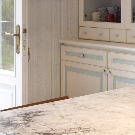 Blarney Marble Stripe Wallpaper - Anaglypta - Paintable