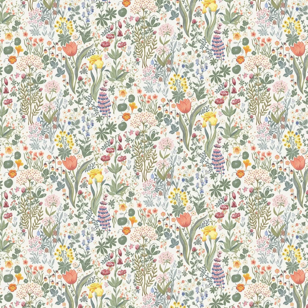 Sample - Bloomsterhav Wallpaper - White