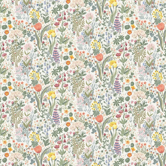 Bloomsterhav Wallpaper - White