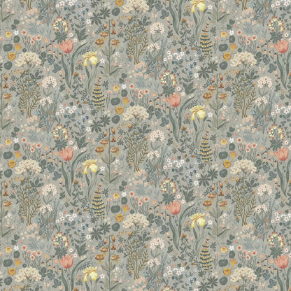 Bloomsterhav Wallpaper - Sage Grey