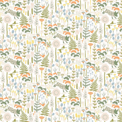 Hoppmosse Wallpaper - White