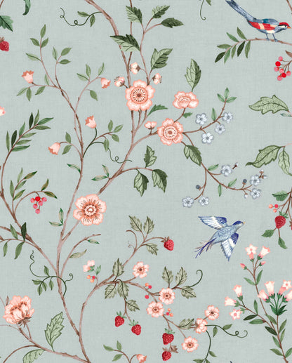 Bucolic Wallpaper - Indigo