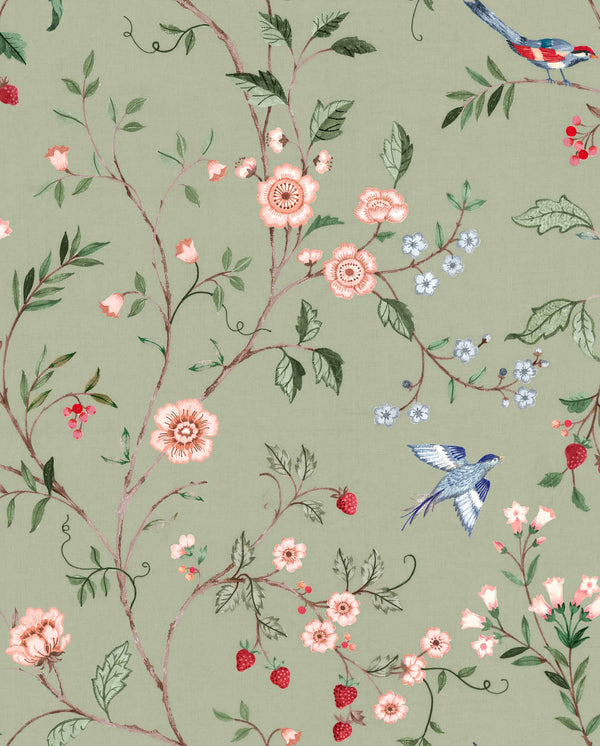Sample - Bucolic Wallpaper - Mint