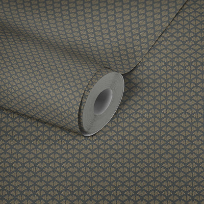 Tiny Wings - Art Deco Wallpaper  - Ebony