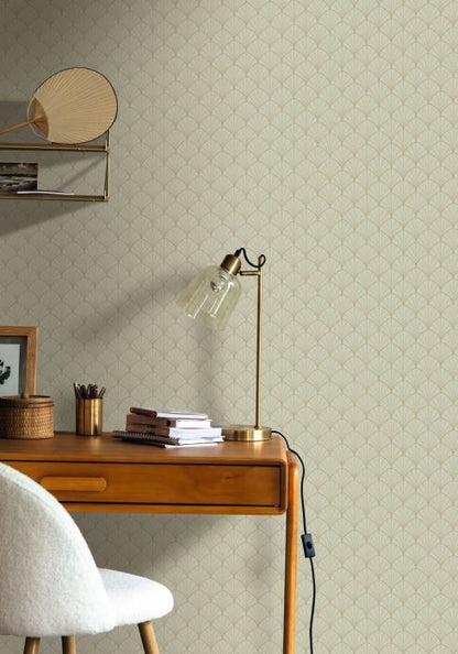 Stardust Wallpaper -  Almond Green - Discontinuing