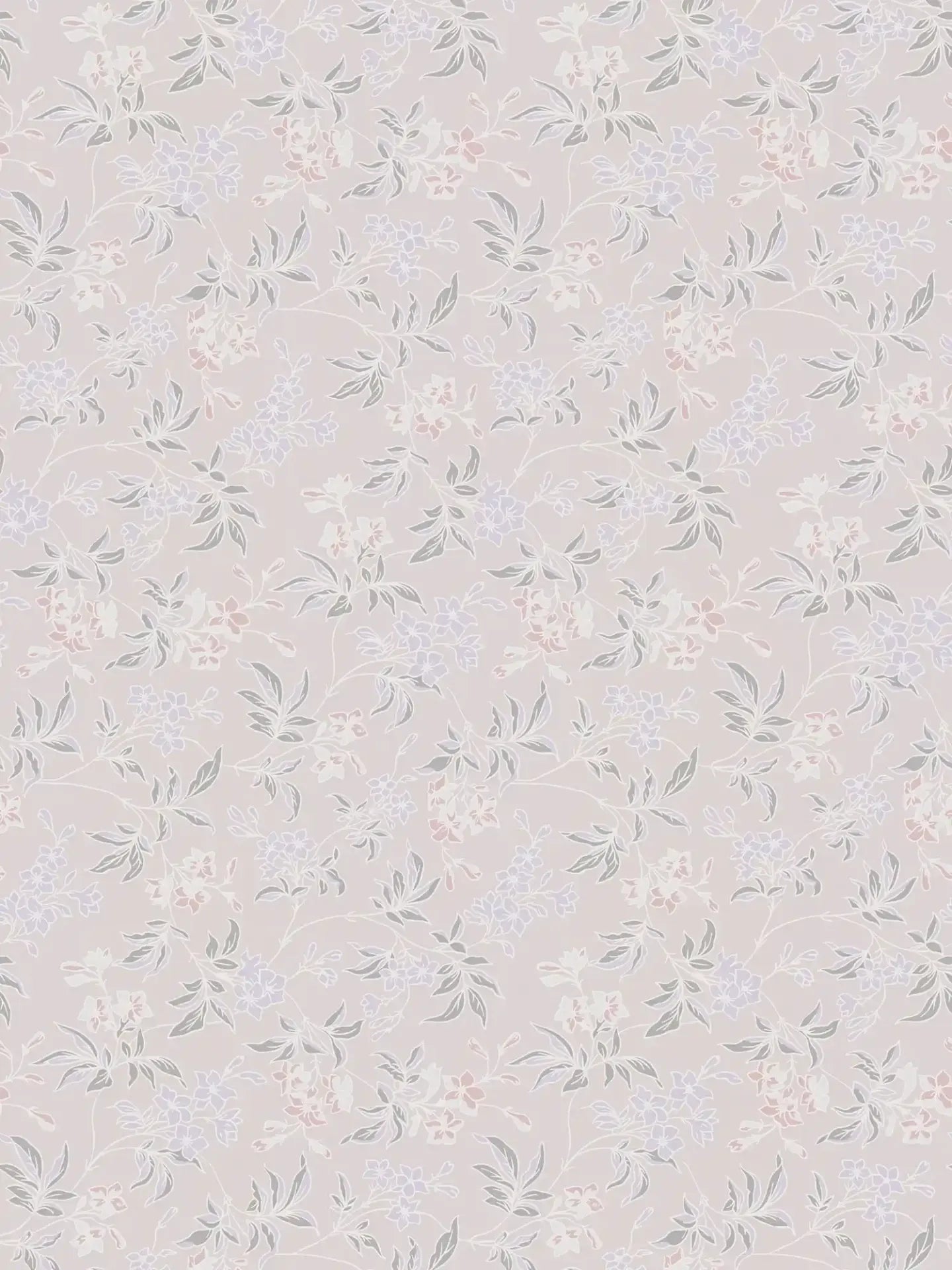 Jasmin - Floral Wallpaper - Pink