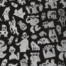 Love Machine 'Foil Print' by Bas Kosters Wallpaper - Silver on Black