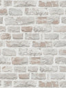 Classic Brickstone - Natural Wallpaper - Grey