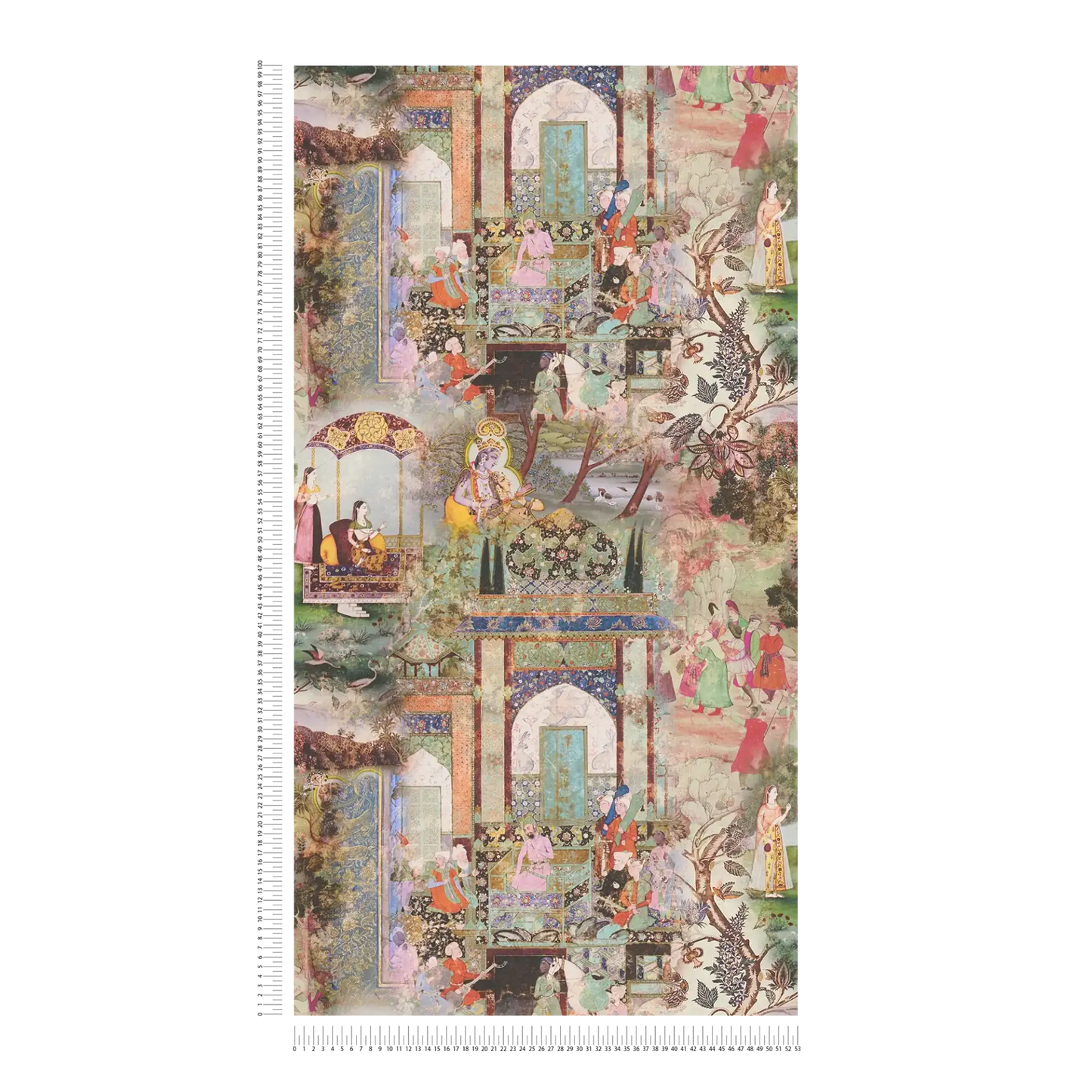 Echoes of Heritage - Vintage Wallpaper - Dusty Rust