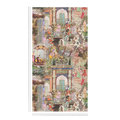 Echoes of Heritage - Vintage Wallpaper - Dusty Rust