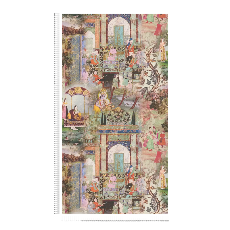 Echoes of Heritage - Vintage Wallpaper - Dusty Rust